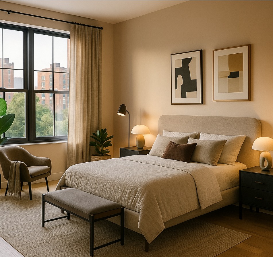 Bedroom — soft neutrals